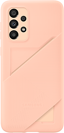 Чехол Samsung Galaxy A33 Card Slot Cover EF-OA336, персиковый (только для A33)