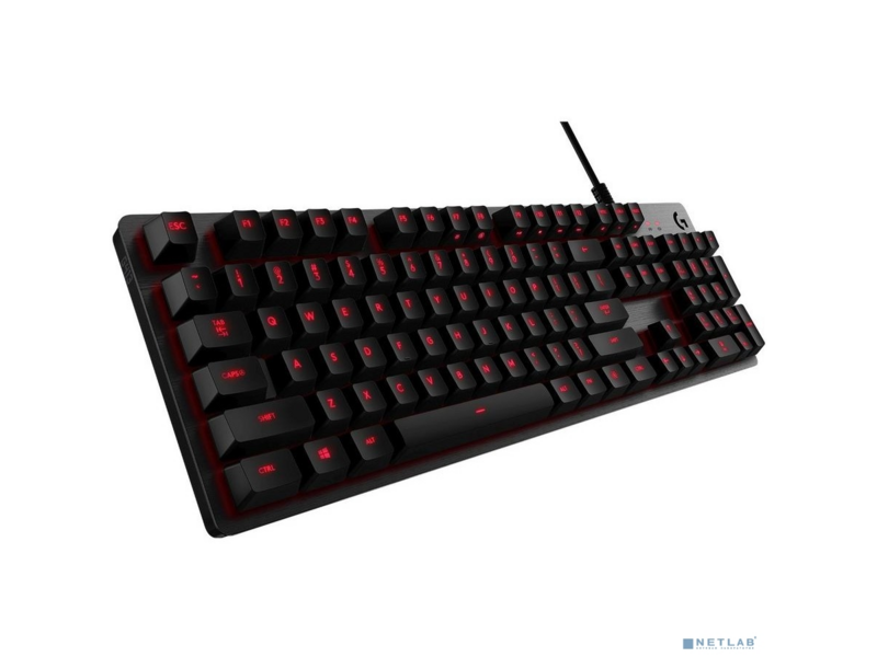 Клавиатура игровая G413 SE |920-010438| белая подсветка, USB, черная, RTL — фото 1