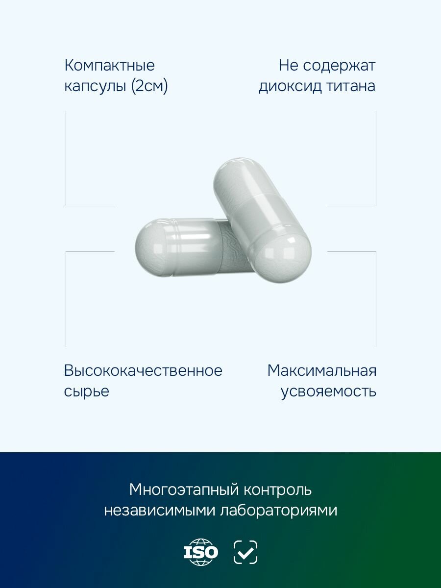 Изображение Крапива Экстракт 500 мг с Цинком, витамины / бад для мужского здоровья и детокса, 60 капсул