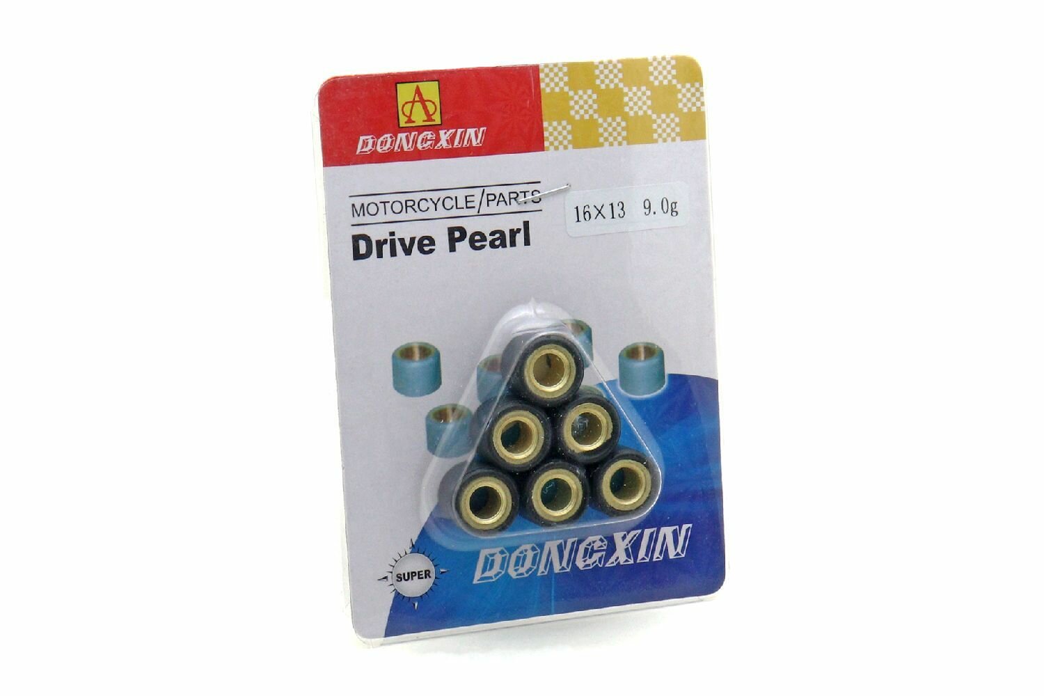 Ролики вариатора 16х13 9 гр. 139QMB (GY6-50) (компл.6шт.)