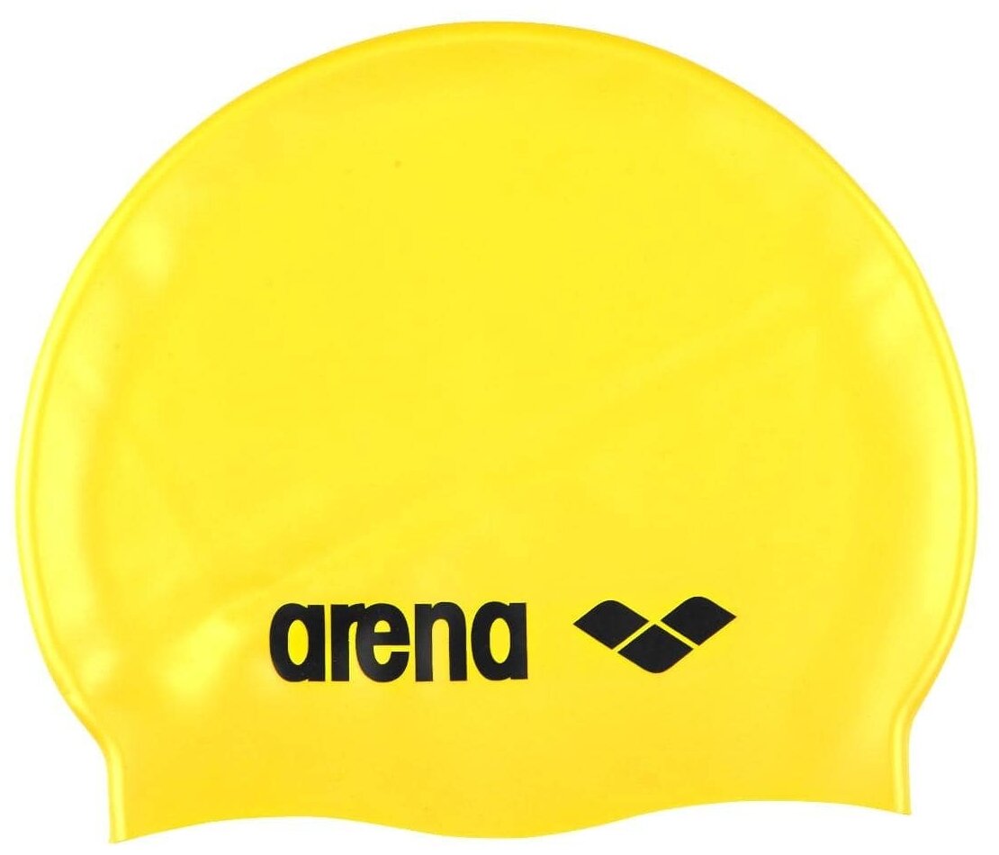 Шапочка для плавания ARENA Classic Silicone Cap желтая