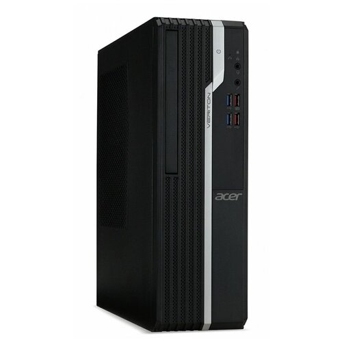 фото Компьютер acer veriton x2665g, intel core i3 9100, ddr4 8гб, 1000гб, intel uhd graphics 630, noos, черный [dt. vseer.05n]