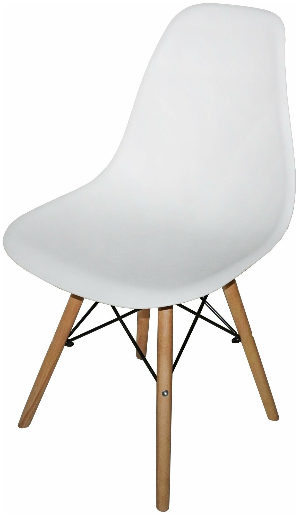 Обеденный стул A224 белый/деревянные ножки ИМП/BOB