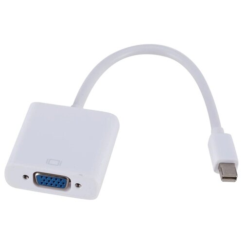 ппереходник mini displayport на vga белый однонаправленный адаптер 1920х1080 кабель конвертер displayport vga Кабель-адаптер PALMEXX mini DisplayPort (m) - VGA (f)