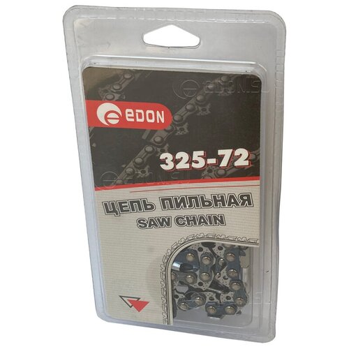 Цепь пильная Edon 325-72 шаг 0325 72 звена 15 мм 640₽