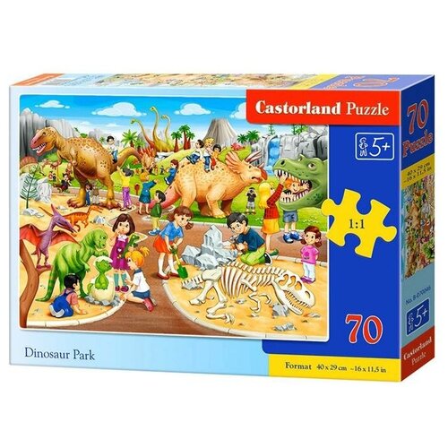 Castorland Пазл «Парк динозавров», 70 элементов