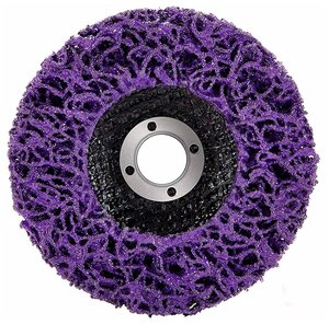 Зачистныой круг по краске коралловый <b>для</b> УШМ 125x22.23мм нейлон ОА Нейлоновое волокно с нанесённым а