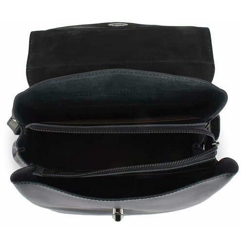 фото Женский рюкзак из натуральной кожи с замшей «сьюзен» 1201 blue lekiko