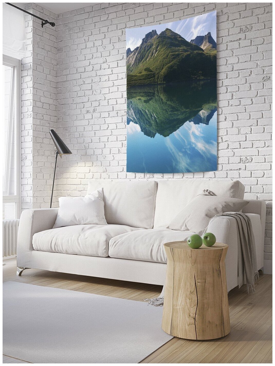 Фотопанно на стену вертикальный из ткани постер 100х150 "Достучатся до небес", JoyArty