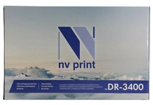 Фотобарабан NV Print NV-DR-3400, 30000 стр, черный