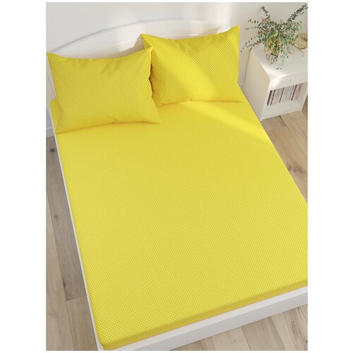 фото Простынь на резинке сказка "солнышко" натяжная 140х200 см 2-спальная