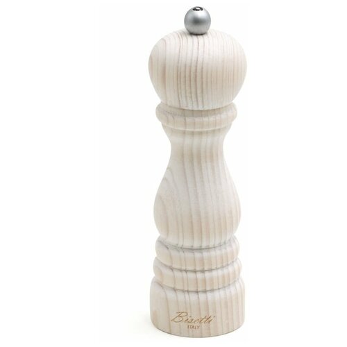 Мельница для перца Bisetti VINTAGE 7121B, 19 СМ, белая