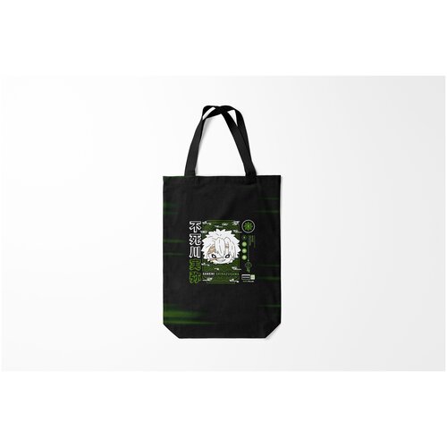 фото Сумка-шоппер / 31х42 см / аниме / клинок рассекающий демонов sanemi shinazugawa burnettie