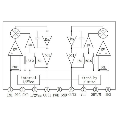 Микросхема YD1028 усилитель мощности yba genesis a6 power amplifier