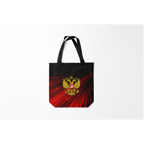 фото Сумка-шоппер / 40х40 см / патриотичные / флаг россии russia abstract collection red burnettie