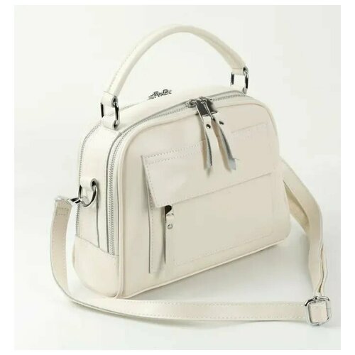 фото Сумка женская кожаная 78 беж fuzi house