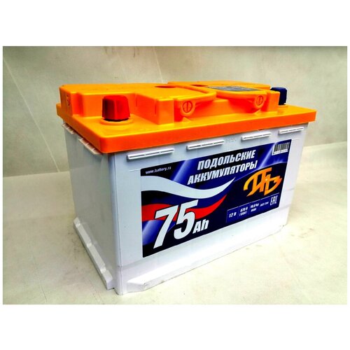 Аккумулятор Подольские аккумуляторы L3 75 прям пол 670А 277х175х190 9187₽
