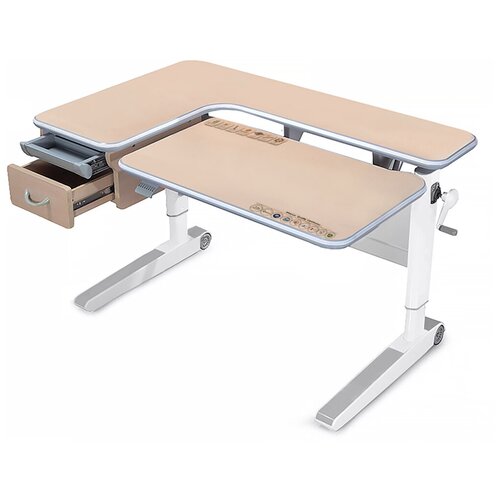 Парта KinderZen Tronica Multicolor белый дуб