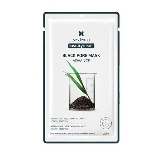 фото Sesderma beauty treats очищающая маска black pore mask