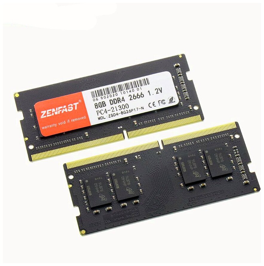 Оперативная память ZENFAST DDR4 8Гб SODIMM 8 Гб х 1 2666МГц