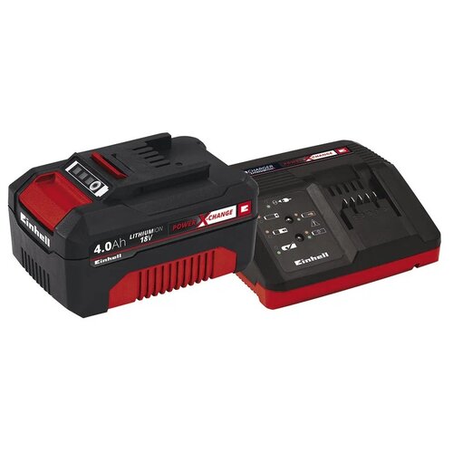 аккумулятор einhell pxc starter kit 4512097 li ion 18 в 2 5 а·ч 1 шт Комплект Einhell PXC Starter Kit 4512042, 18 В, 4 А·ч