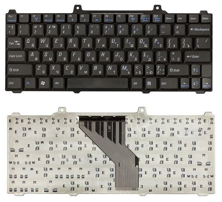 Клавиатура для ноутбука Dell Inspiron 700M русская черная 1020₽