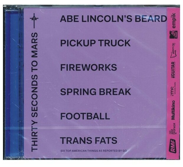 Thirty Seconds To Mars America CD