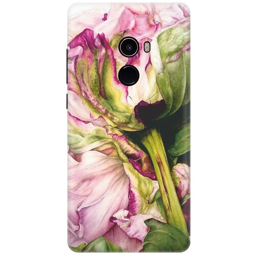 фото Re:pa накладка transparent для xiaomi mi mix 2 с принтом "нежность цветка"