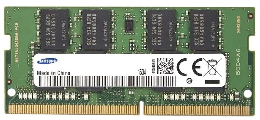 Модуль памяти SODIMM DDR4 16GB Samsung M471A2K43EB1-CWE PC4-25600, 3200MHz, CL22 1.2V
