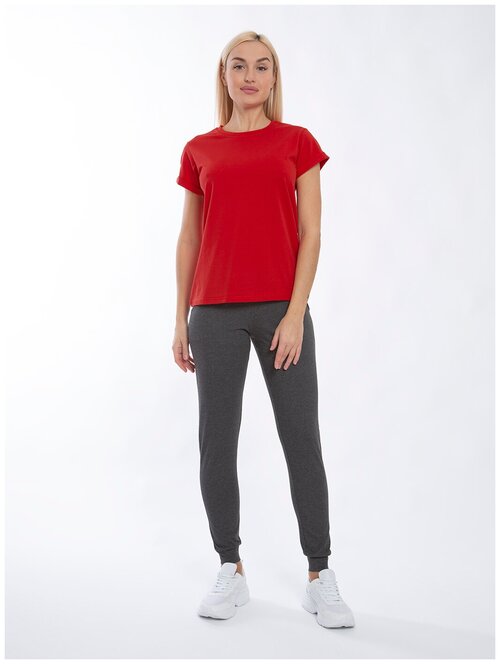 Комплект Lunarable, футболка, брюки, короткий рукав, размер M, красный