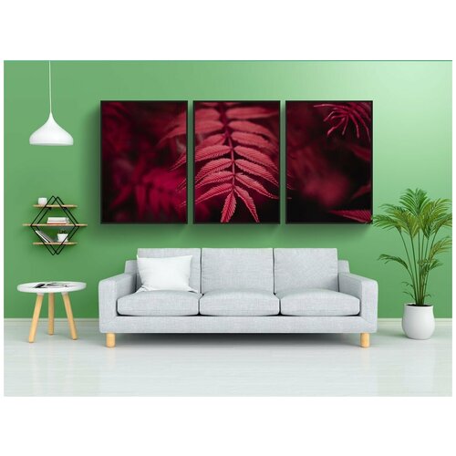 фото Набор модулных постеров для интерьера "завод, природа, закрывать" 60x90 см. в тубусе, без рамки lotsprints