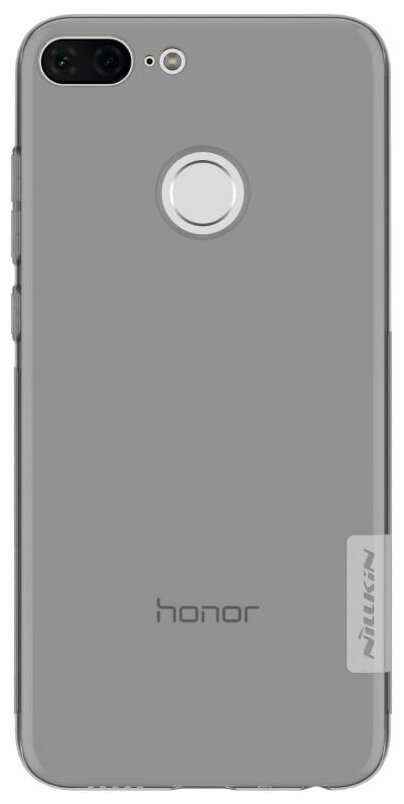Прозрачный силиконовый чехол Nillkin Nature для Huawei Honor 9 Lite серый