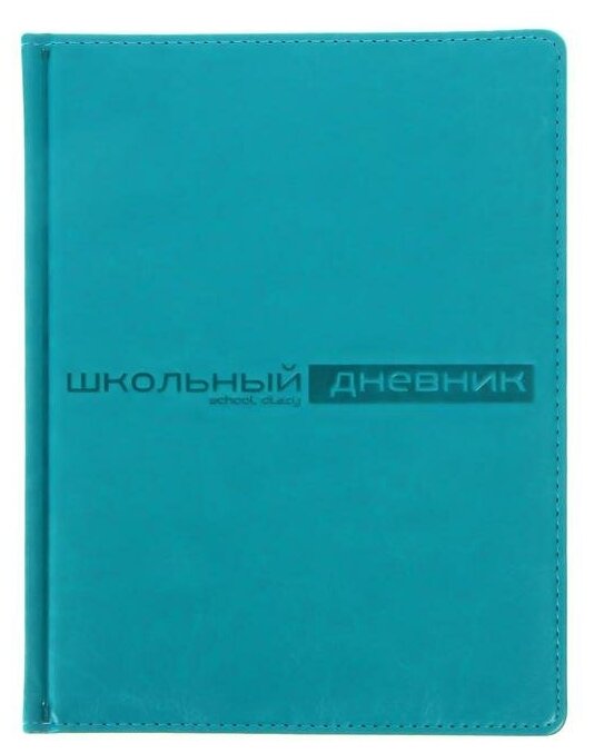 Дневник школьный "SIDNEY NEBRASKA" (бирюзовый)