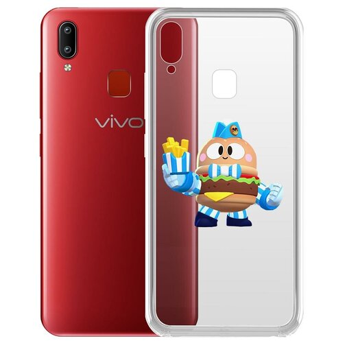 фото Чехол-накладка clear case brawl stars-бургер лу для vivo y91/y91i/y93/y95 krutoff group
