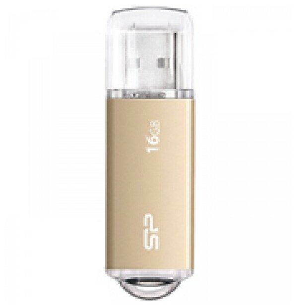 USB Flash накопитель 16Gb Silicon Power Ultima II I-series Gold (SP016GBUF2M01V1GB6)