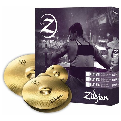 фото Zildjian zp1316 planet z 3 cymbal pack (13/16) набор тарелок