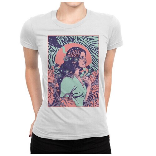 Футболка DreamShirts Лана Дель Рей Женская белая M