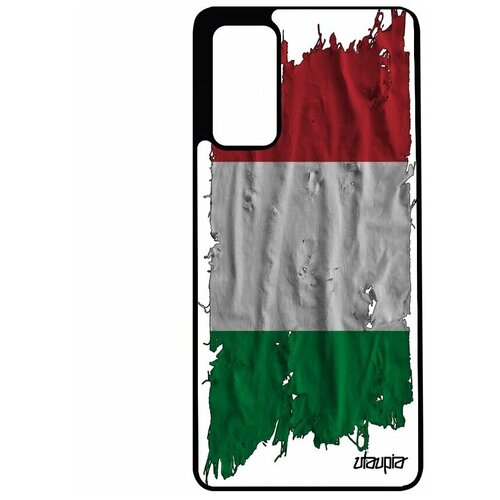 фото Чехол на смартфон galaxy s20fe, "флаг италии на ткани" патриот utaupia