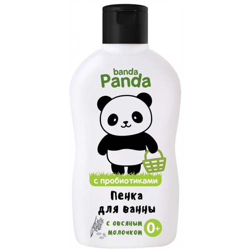 фото П-0002 пена для ванны, серии "панда", 250г banda panda,banda panda