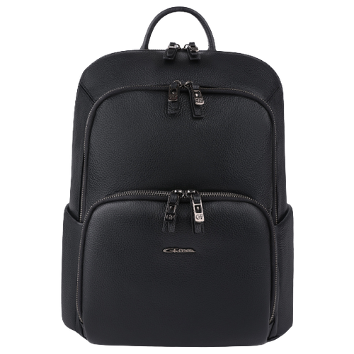 Рюкзак GIORGIO FERRETTI, черный рюкзак мессенджер giorgio ferretti текстиль натуральная кожа внутренний карман бежевый
