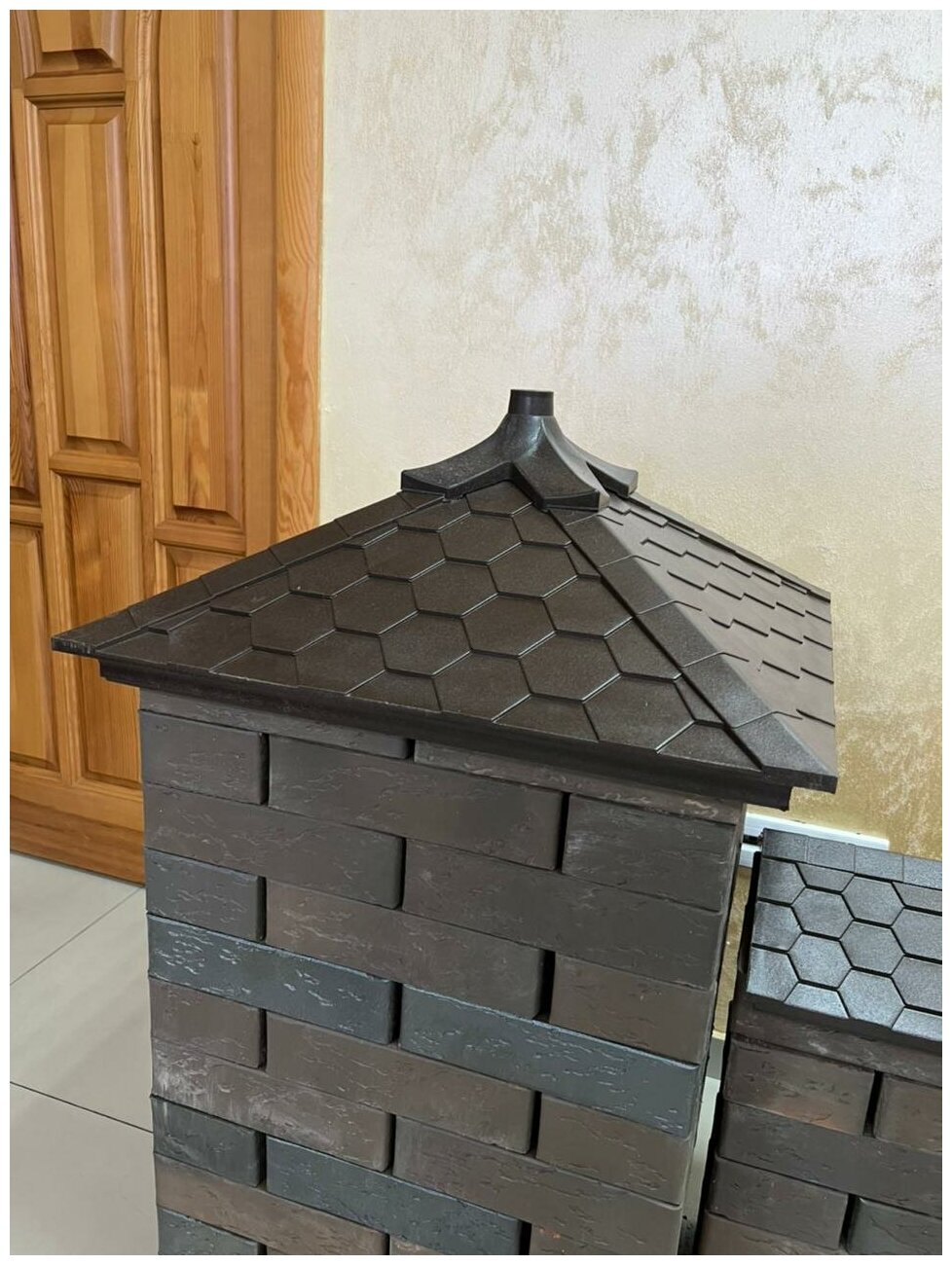 Подфонарник на колпак полимерно-песчаный серии Everest 200*200*100 ...