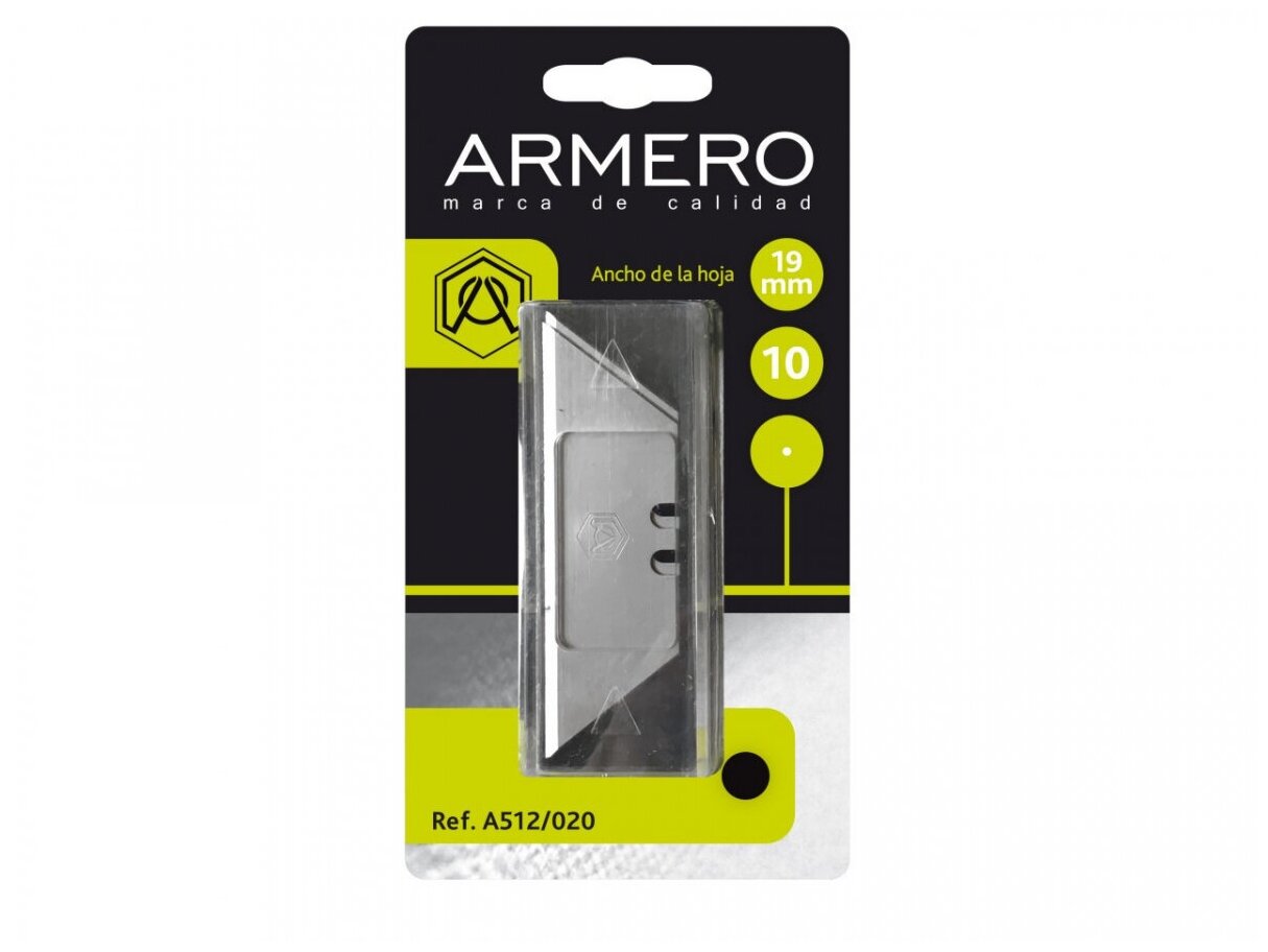фото Трапецевидные лезвия Armero Лезвие трапеция, 10шт А512/020 ARMERO