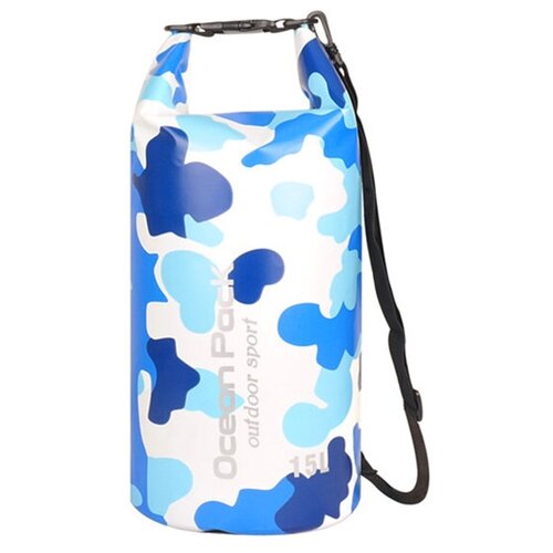 фото Водонепроницаемая сумка nuobi camouflage ocean pack (голубой (15 л))
