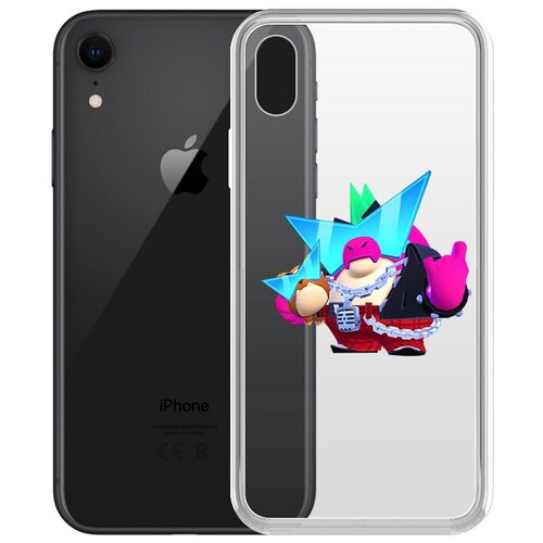 Чехол-накладка Clear Case Brawl Stars-Плохиш Базз для iPhone XR чехол накладка clear case brawl stars плохиш базз для xiaomi redmi 9c