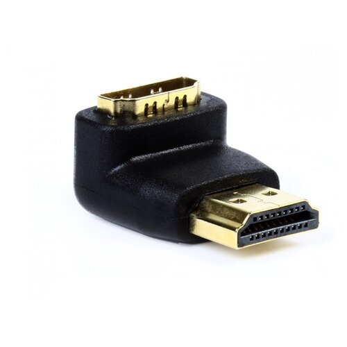 Переходник/адаптер SmartBuy HDMI(M) - HDMI(F) - A111, 1 шт., черный адаптер smartbuy mini hdmi m hdmi f угловой разъем