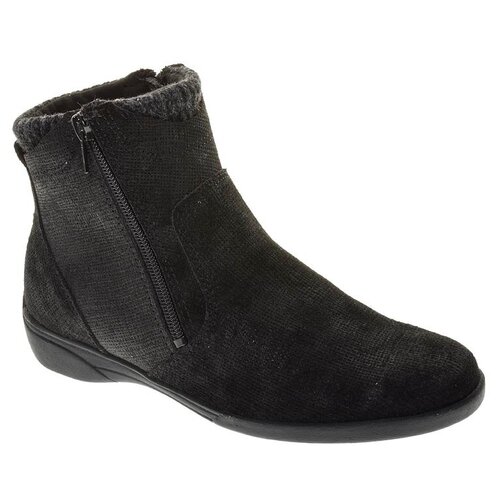 фото Ботинки portania женские демисезонные, размер 39, цвет черный, артикул 128/1308