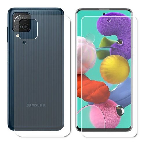 Гидрогелевая пленка LuxCase для Samsung Galaxy F62 0.14mm Front and Back Matte 86364 гидрогелевая защитная пленка на переднюю и заднюю часть для samsung galaxy a2 core глянцевая