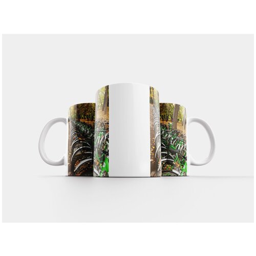 фото Кружка "велосипеды, аренда, кататься на велосипеде" 320 мл lotsprints