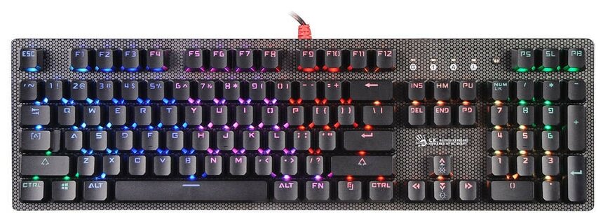 Клавиатура A4Tech Bloody B810R серыйчерный 454400₽