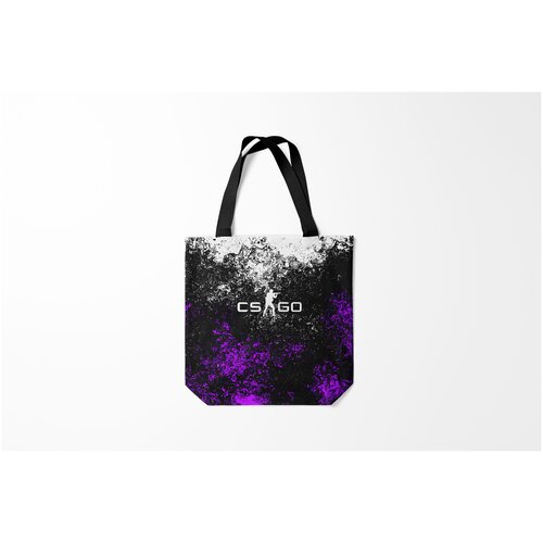 фото Сумка-шоппер / 40х40 см / геймерам / counter strike cs go burnettie